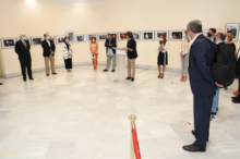 Fotografía “La exposición sobre Adán Martín sirve de oportuno espacio de reflexión sobre estos 40 años de parlamentarismo”