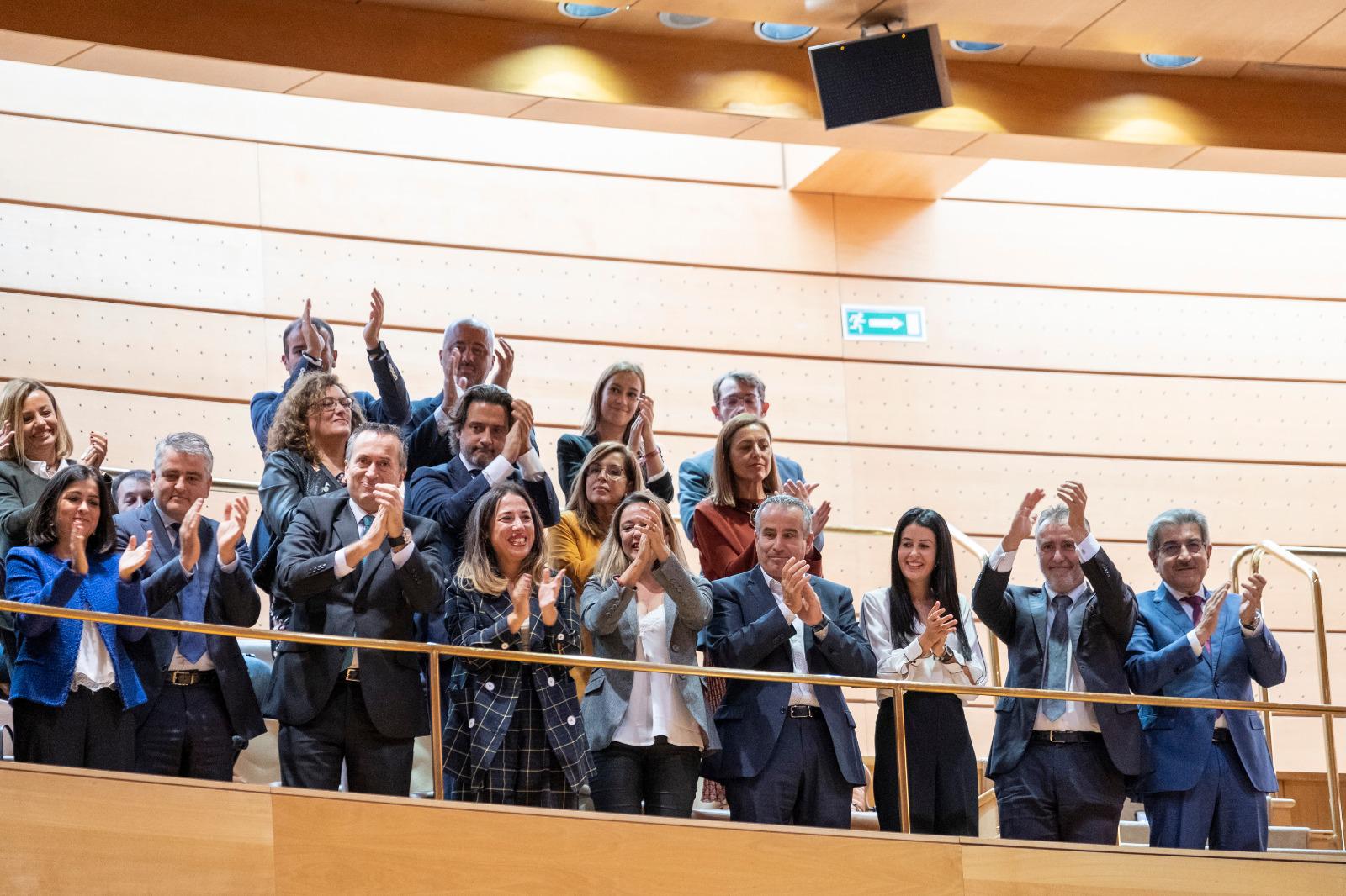 Un momento durante el pleno de aprobación de la reforma del Estatuto de Autonomía de Canarias en el Senado, el 24 de octubre de 2018