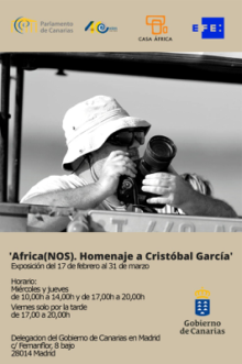 Fotografía La exposición ‘Africa(NOS). Homenaje a Cristóbal García’ se inaugura este jueves en Madrid 