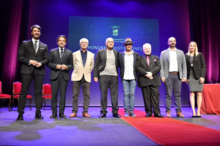 Fotografía El presidente del Parlamento de Canarias, Gustavo Matos, interviene en el Acto de Honores y Distinciones del Ayuntamiento de San Cristóbal de La Laguna