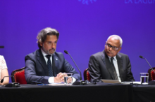 Fotografía El presidente del Parlamento de Canarias, Gustavo Matos, interviene en el acto institucional organizado por Campus África con motivo del Día de Mandela