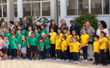 Fotografía El presidente del Parlamento de Canarias, Gustavo Matos, asiste al acto de apertura oficial del curso escolar 2022-2023, con la presencia de Su Majestad la Reina Doña Letizia
