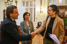 Fotografía El Presidente del Parlamento de Canarias ha comparecido hoy ante la Comisión redactora de la nueva Constitución de Chile