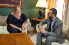 Fotografía La presidenta del Parlamento de Canarias, Astrid Pérez, propone la candidatura de Fernando Clavijo a la presidencia del Gobierno de Canarias
