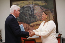 Fotografía Visita institucional del presidente de la Audiencia de Cuentas al Parlamento