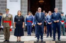 Fotografía La presidenta del Parlamento de Canarias, Astrid Pérez, asiste a la misa y procesión celebradas en el municipio grancanario de Teror con motivo de la festividad de la Virgen del Pino 