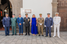Fotografía La presidenta del Parlamento de Canarias, Astrid Pérez, asiste en Lanzarote a los actos con motivo del Día de la Policía Nacional 