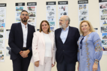 Fotografía El Parlamento de Canarias muestra más de 300 viñetas contra la guerra de Ucrania 