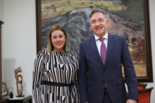 Fotografía Astrid Pérez recibe al embajador de Austria en España 
