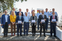 Fotografía La presidenta del Parlamento de Canarias asiste a la conmemoración del centenario del primer aterrizaje en Gando 