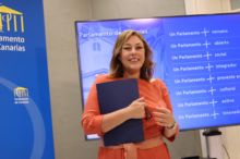 Fotografía Astrid Pérez inicia su presidencia con el año de más actividad en la historia del Parlamento canario