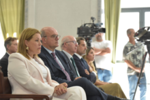 Fotografía La presidenta del Parlamento de Canarias, Astrid Pérez, asiste al acto de apertura del año judicial 2024-2025 