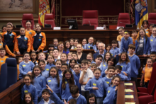 Fotografía Escolares de las islas se convierten en “Diputados por un Día” en el Parlamento de Canarias