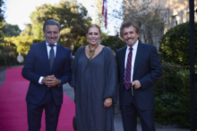 Fotografía La presidenta Astrid Pérez y el vicepresidente Gustavo Matos asisten en Madrid a los actos en honor al Día Nacional de Chile