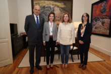 Fotografía Astrid Pérez recibe a la embajadora de Francia en España 