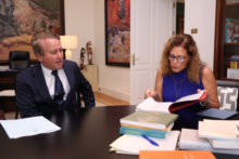 Fotografía Astrid Pérez culmina, con el Consejo Consultivo de Canarias, la ronda de consulta presupuestaria de los órganos adscritos a la Cámara