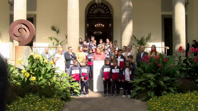 Lectura del Manifiesto canario contra el acoso escolar