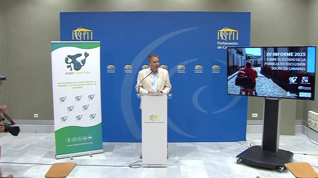 Presentación del XV Informe "El estado de la pobreza", Red Europea de Lucha contra la Pobreza y la Exclusión Social en Canarias (EAPN Canarias)