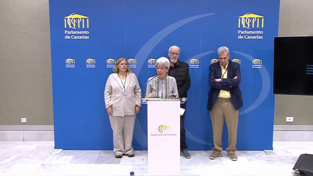 Rueda de prensa del GP Nueva Canarias-Bloque Canarista (NC-bc), sobre la situación de la salud mental