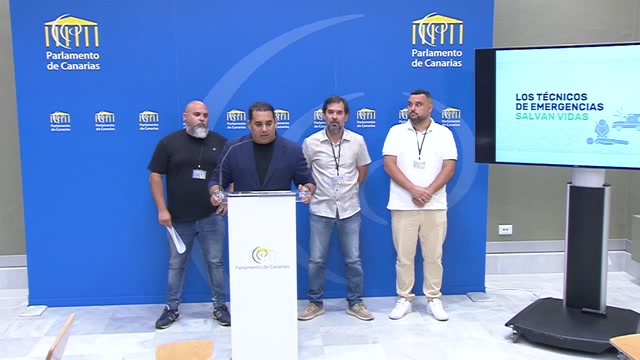Rueda de prensa del GP Nueva Canarias-Bloque Canarista (NC-bc), sobre la huelga del transporte sanitario el 04/jun/2026