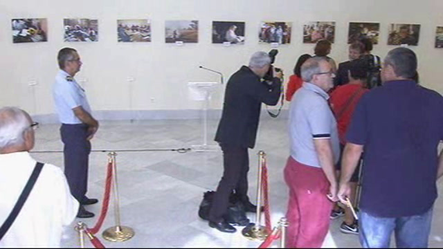 Inauguración de la exposición titulada "Cooperación internacional en imágenes", en colaboración con Radio ECCA