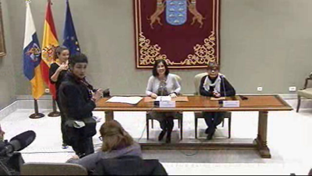 Firma del Convenio de Colaboración entre el Parlamento de Canarias y FUNCASOR