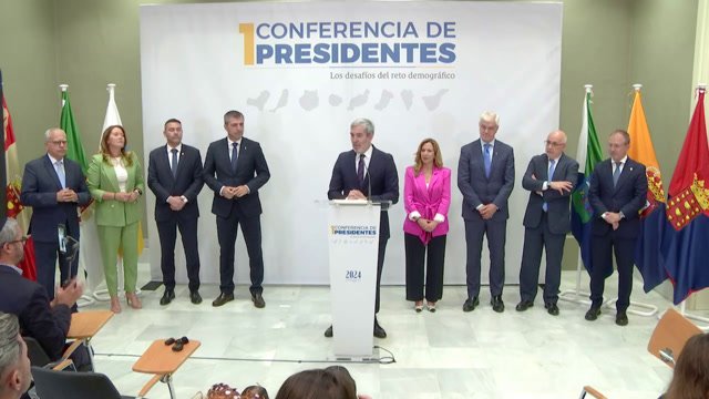 Rueda de prensa para ofrecer valoraciones de la 1.ª Conferencia de Presidentes