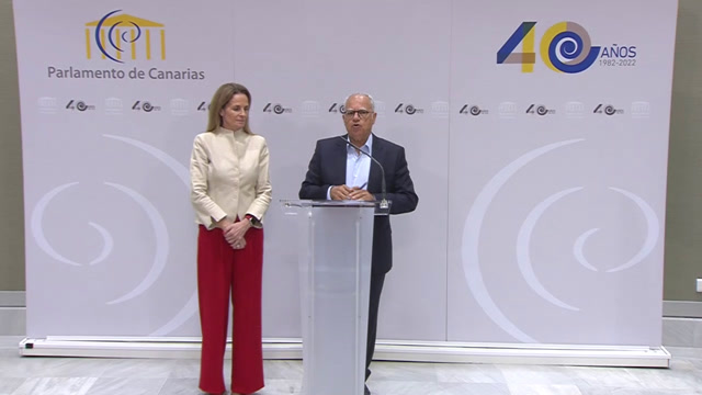 Rueda de prensa del GP Agrupación Socialista Gomera (ASG), sobre balance del trabajo realizado en la Comisión del Reto Demográfico y el Equilibrio Poblacional en Canarias